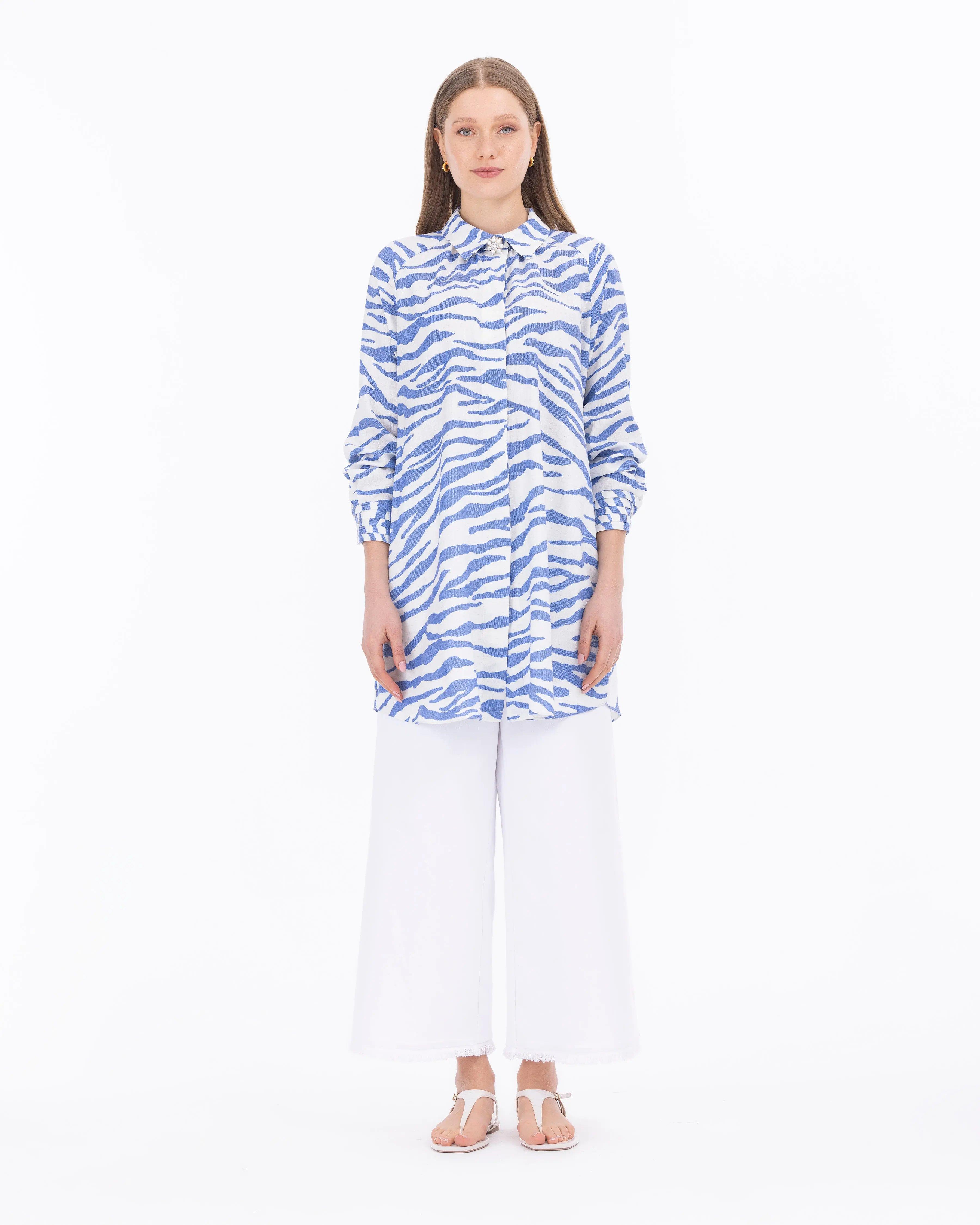 SCL G. Gömlek Tunik  - 232201002 İndigo