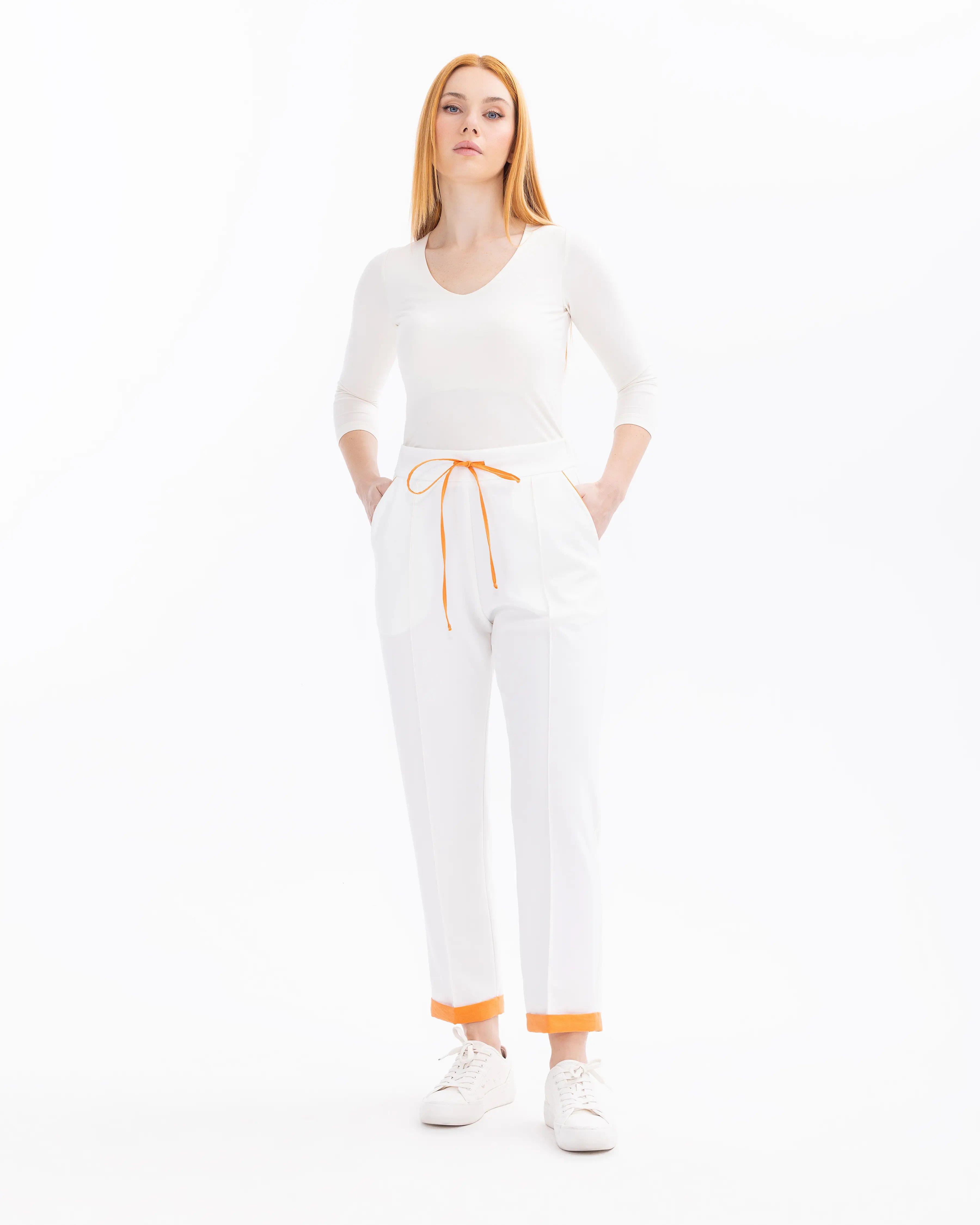 SCL GÜNLÜK PANTOLON -001029 Turuncu