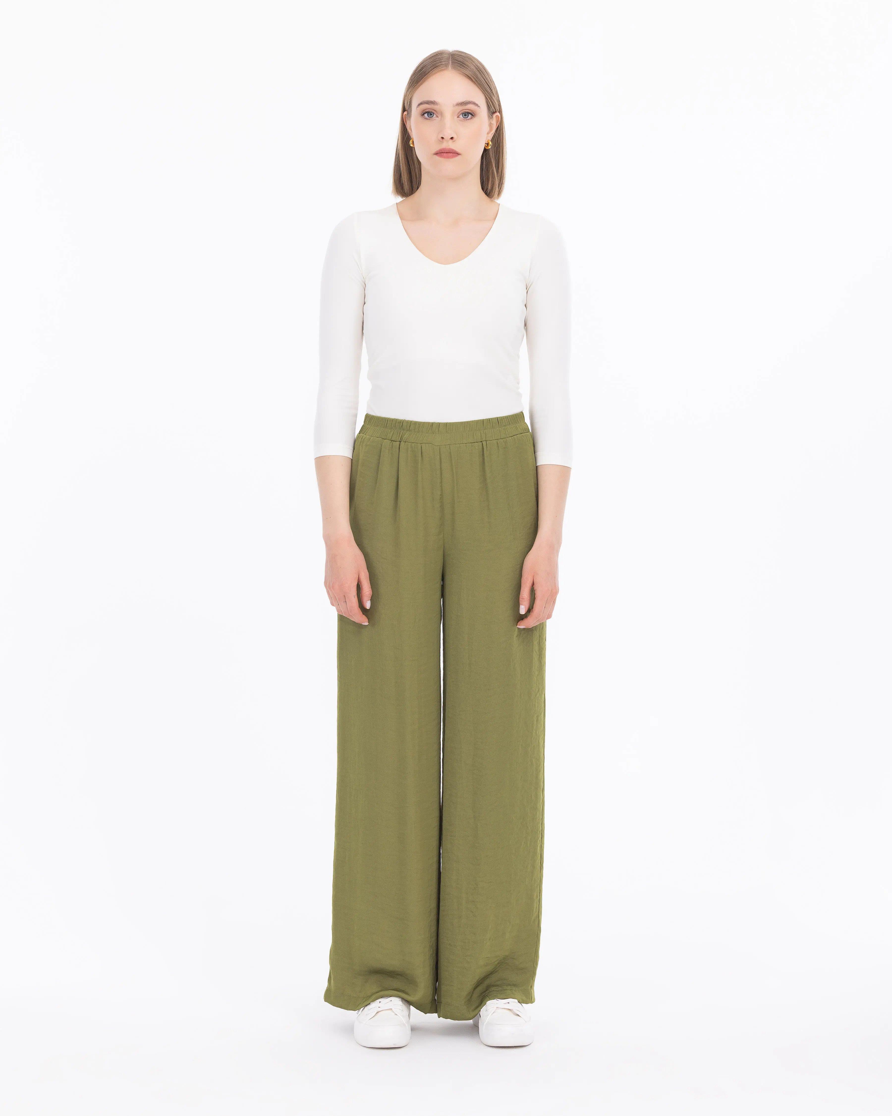 SCL Günlük Pantolon - 232001072 Olive