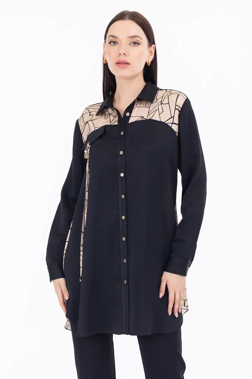 SCL Günlük Tunik - 232201073 Siyah