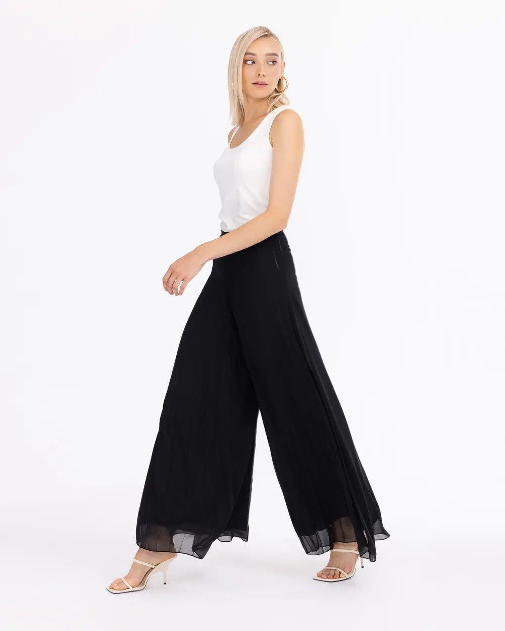 SCL ŞIK PANTOLON-232001025 Siyah