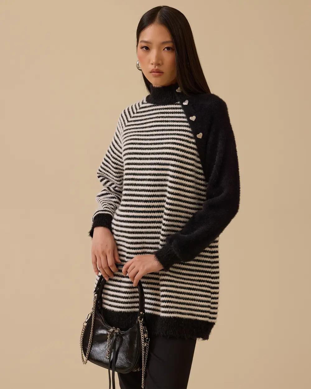 SCL Triko Tunik - 10002521711015 Siyah