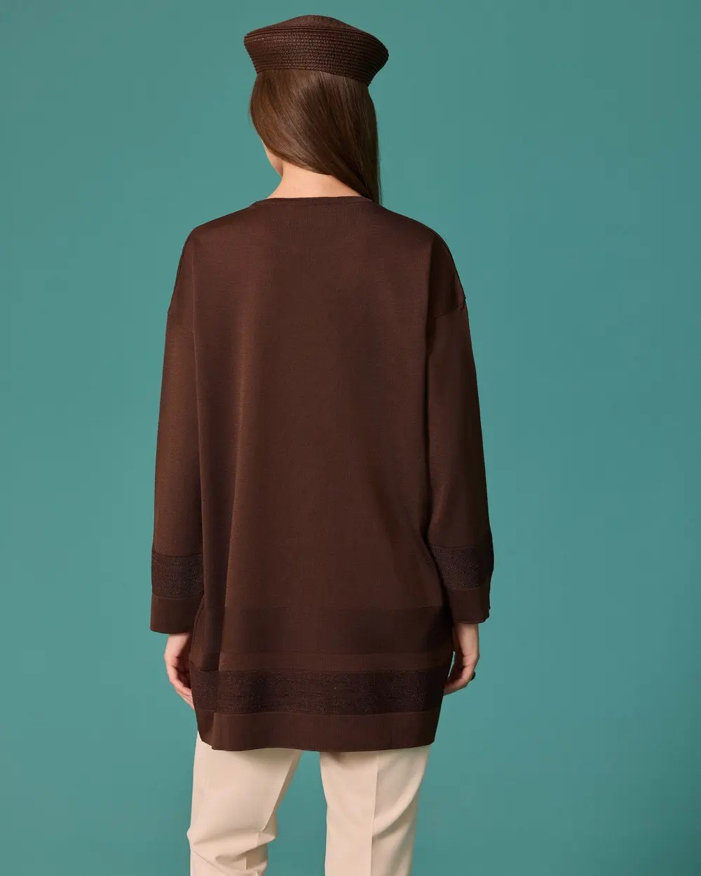 SCL Triko Tunik  - 10002621711018 Kahverengi