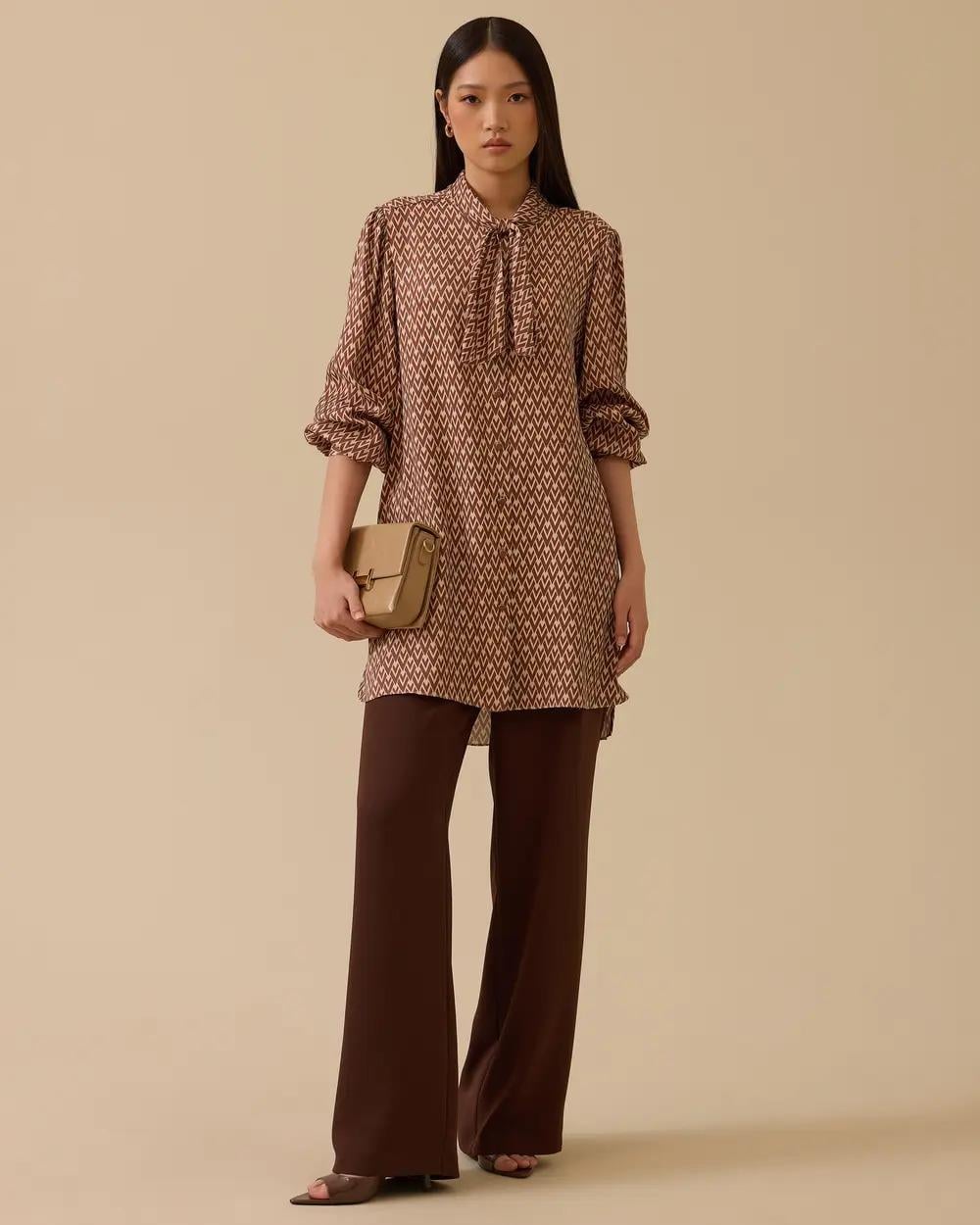 SCL TUNİK -252211006 Kahverengi