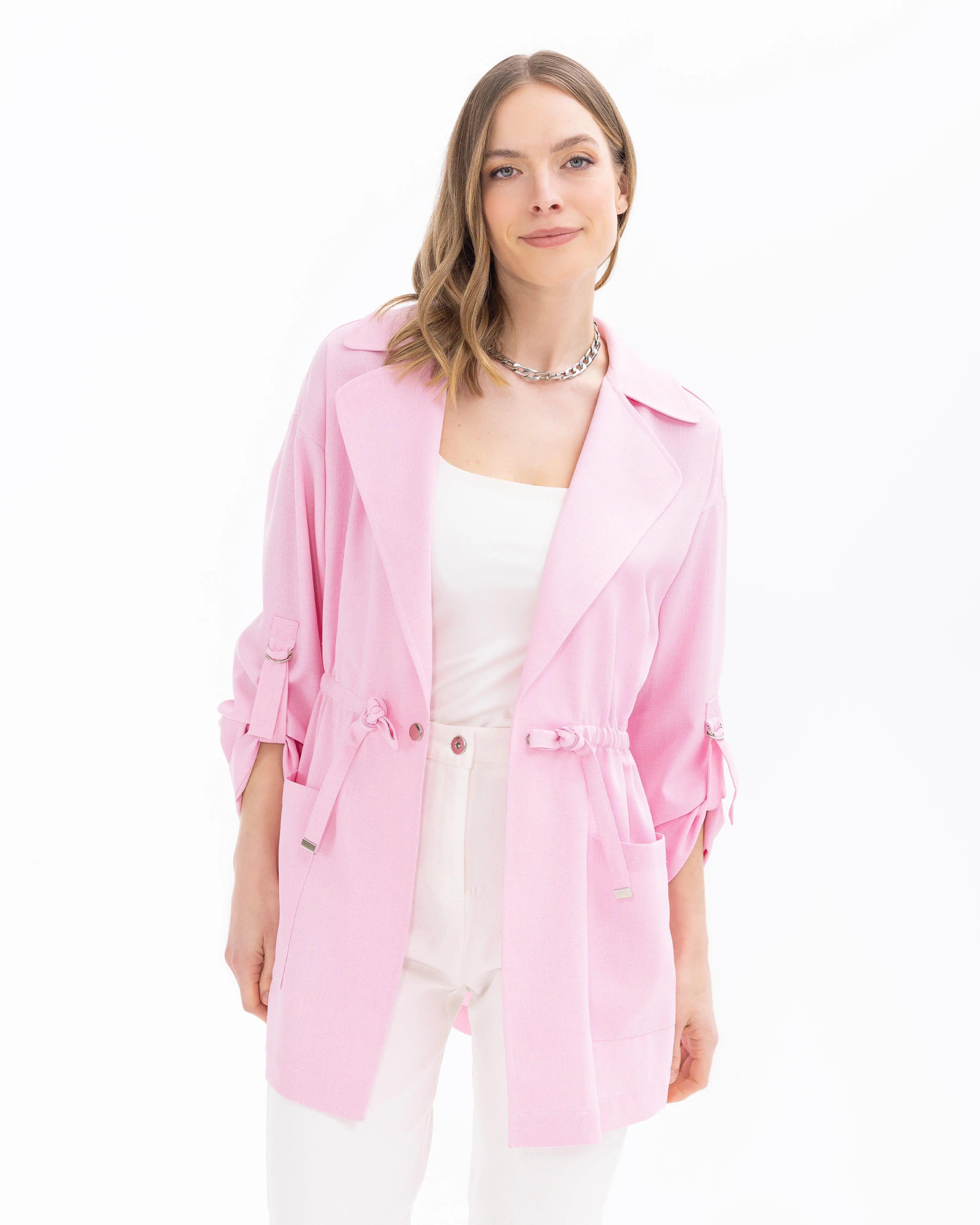 SEÇİL GÜNLÜK CEKET -401020 Pembe