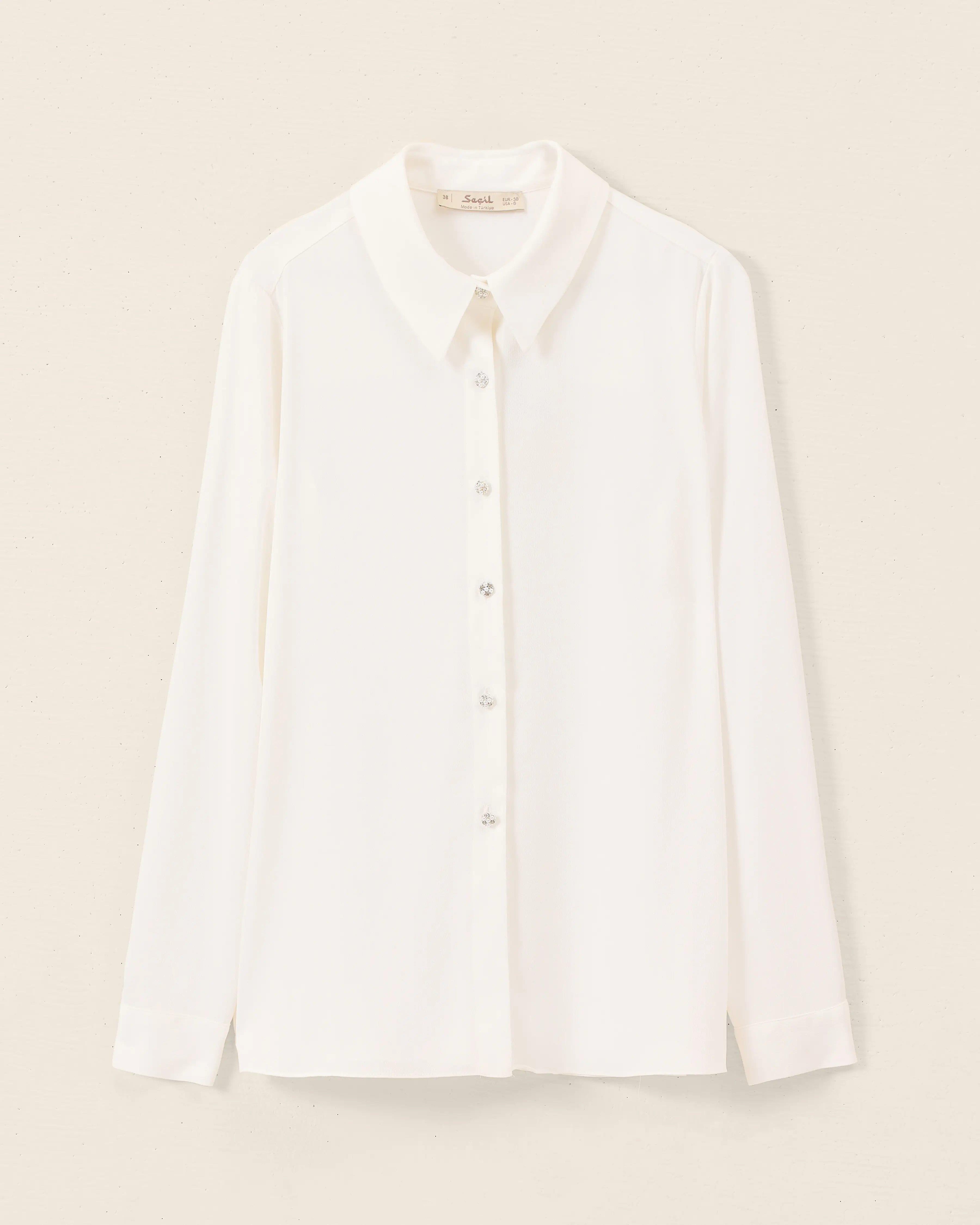 Seçil Şık Gömlek -242510021 Ekru