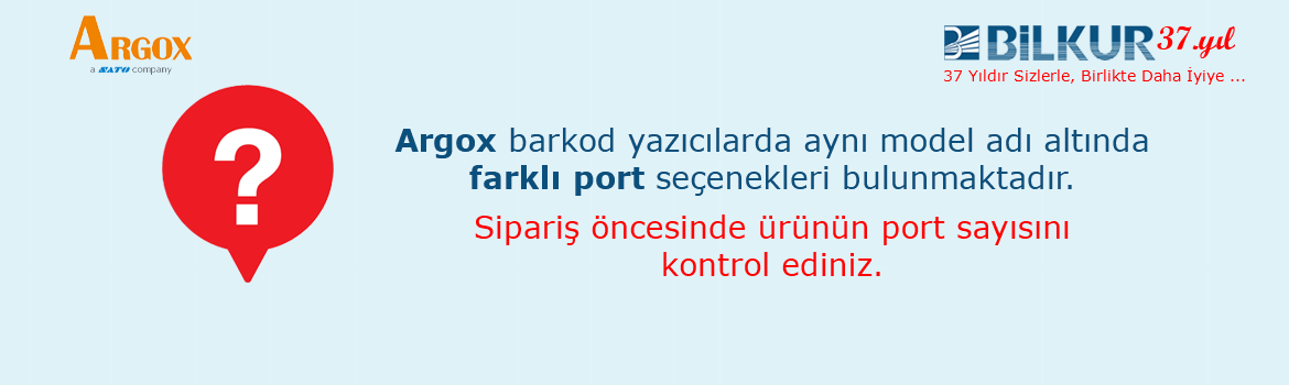 Argox Barkod Yazıcı Port Bilgilendirme