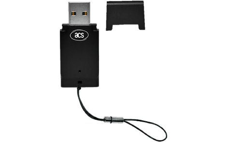 ACS ACR39T-A1 USB Type-A SIM Boyutlu Temaslı E-İmza Akıllı Kart Okuyucu