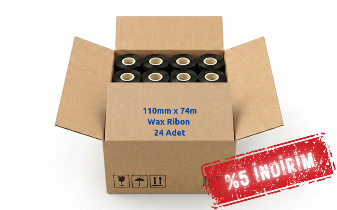 Ribon Wax 110mm X 74m out A410 24 lü KOLİ