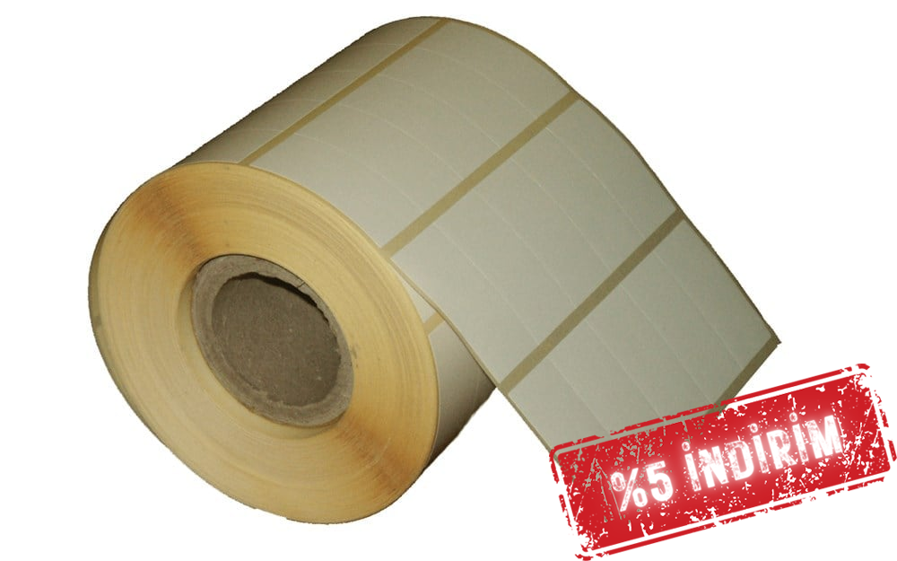 Vellum Etiket 20mm X 40mm 5li