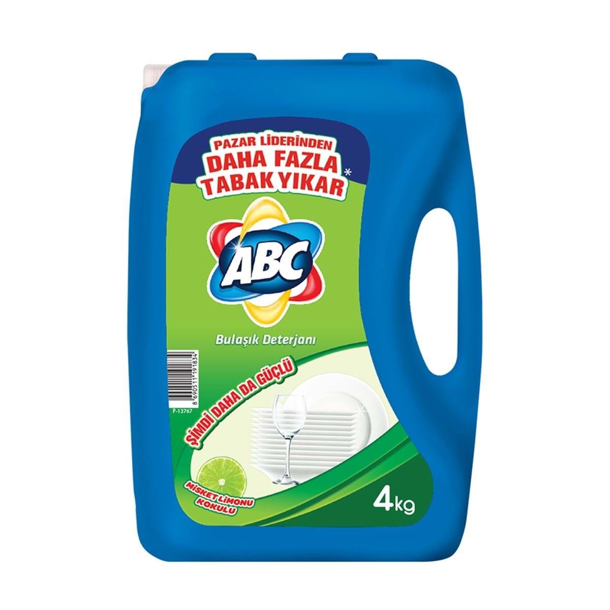 Abc Bulaşık Deterjanı 4lt Misket Limon5521232
