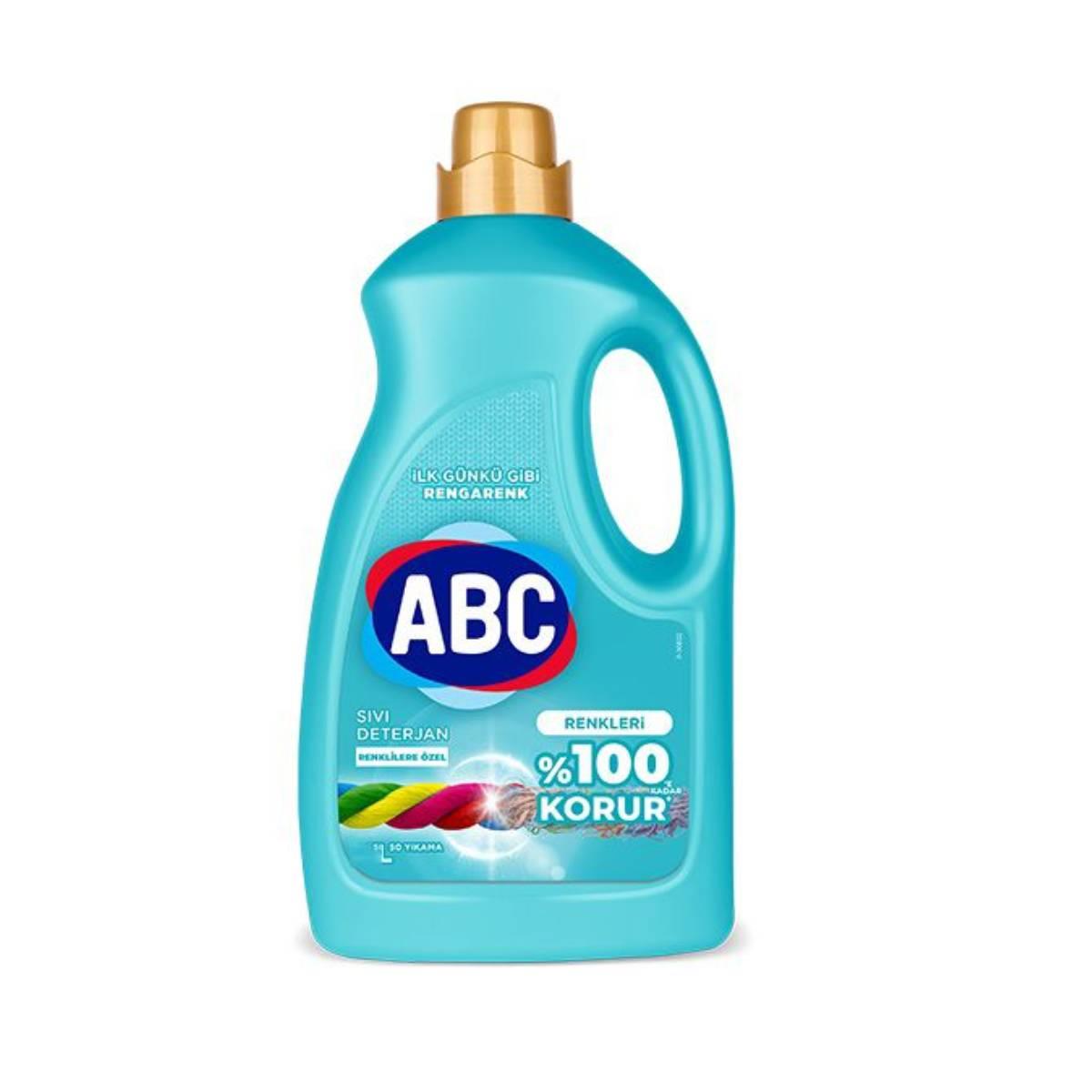 Abc Sıvı Çamaşır Deterjanı 3lt Renklilere Özel5521053