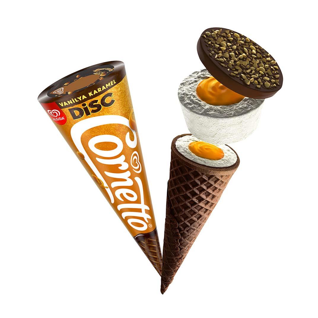 Algida Cornetto Dısc Van-Karamel 130 ml5513149