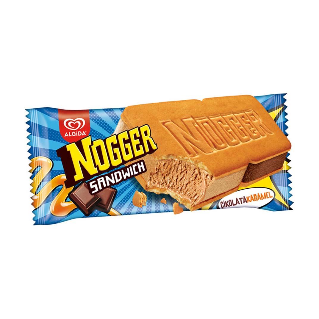 Algida Nogger Sandwich Karamel Kakao 145 ml5513143