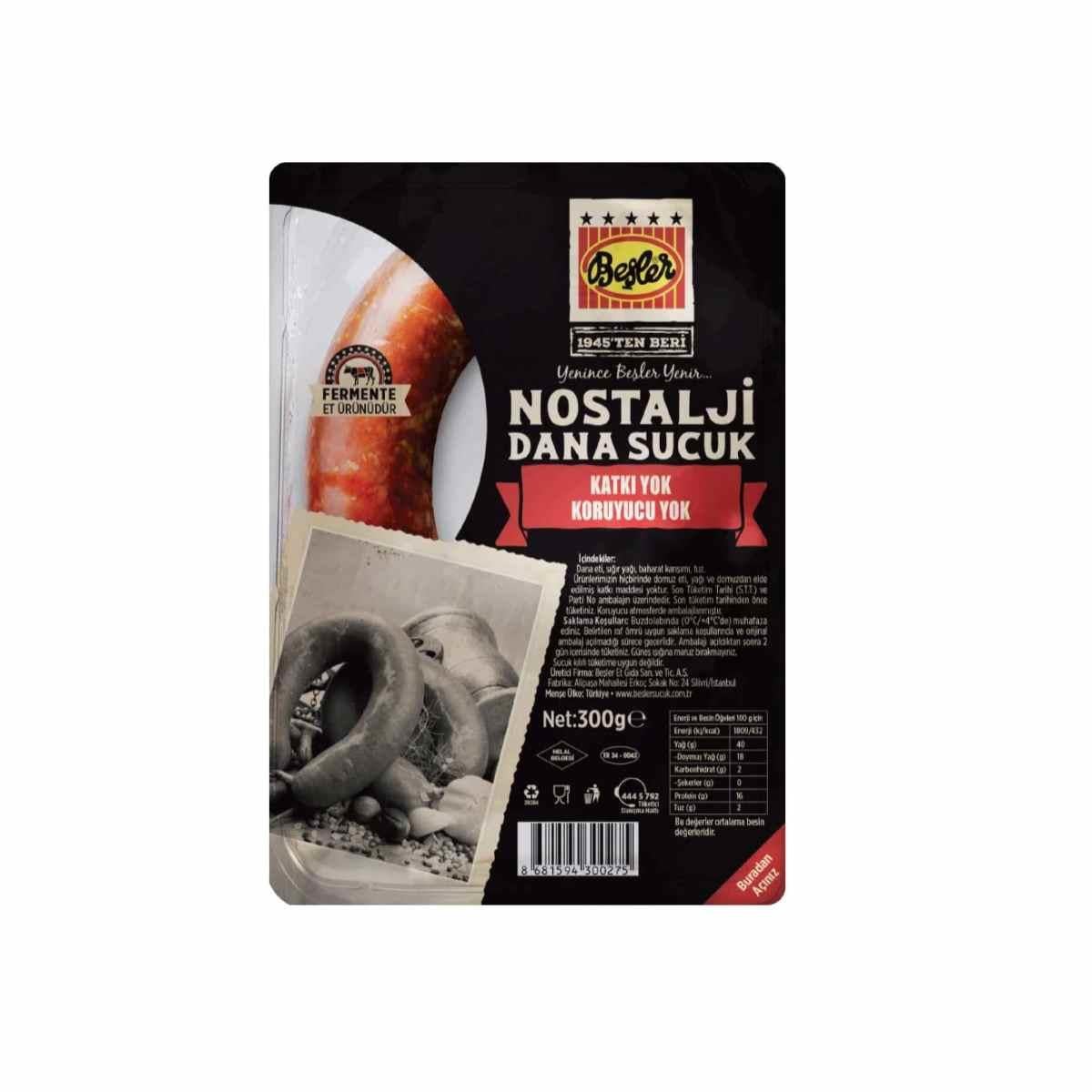 Beşler Nostalji Kangal Sucuk 300 Gr5503066
