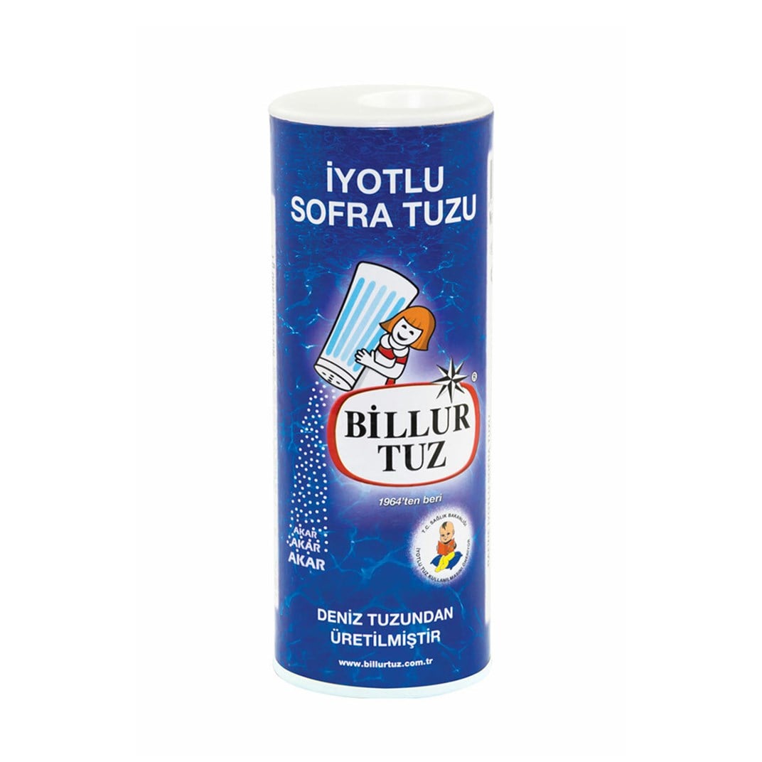 Billur Tuz İyotlu Tuzluklu 125 GrKategorisiz