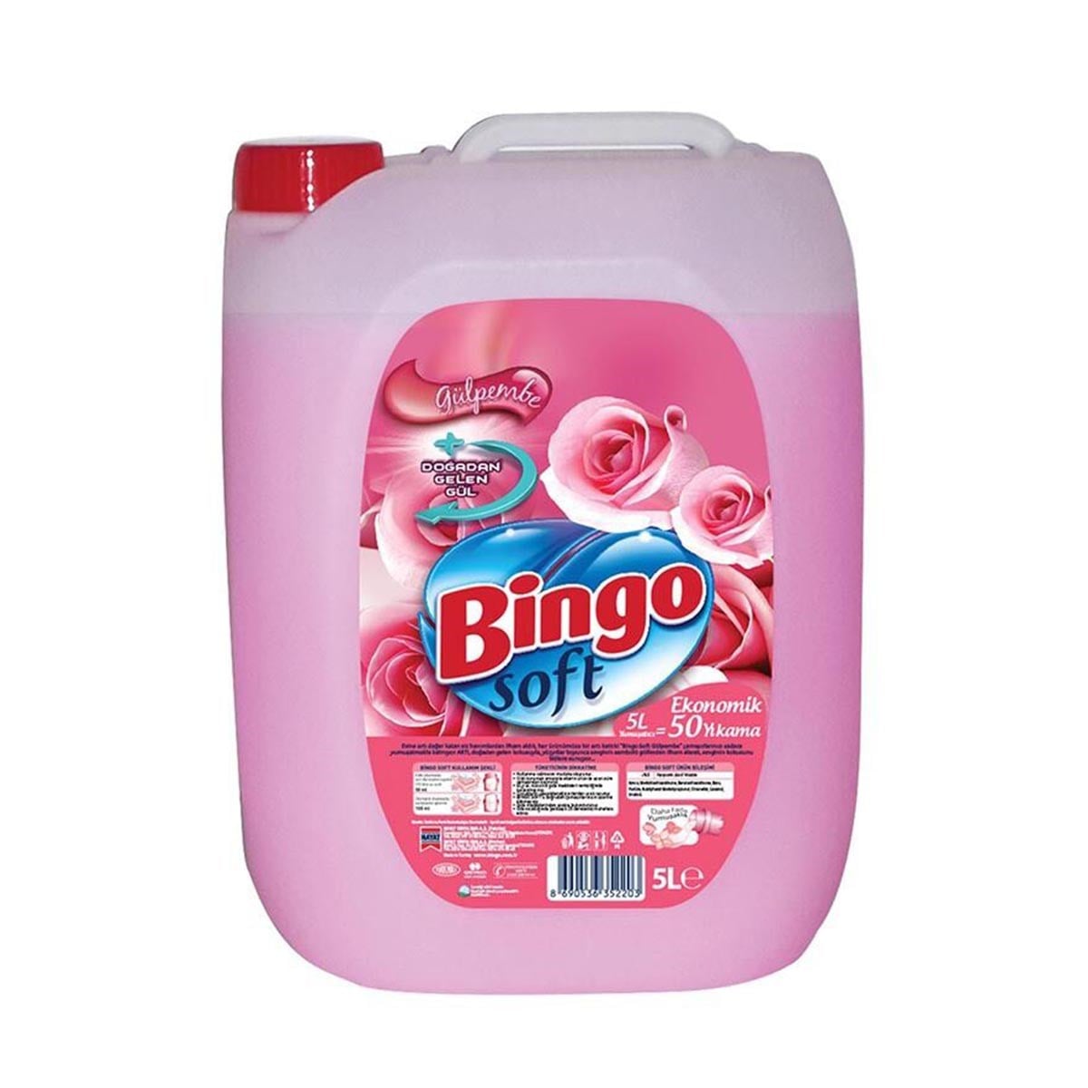 BINGO SOFT 5 LT GÜL PEMBE