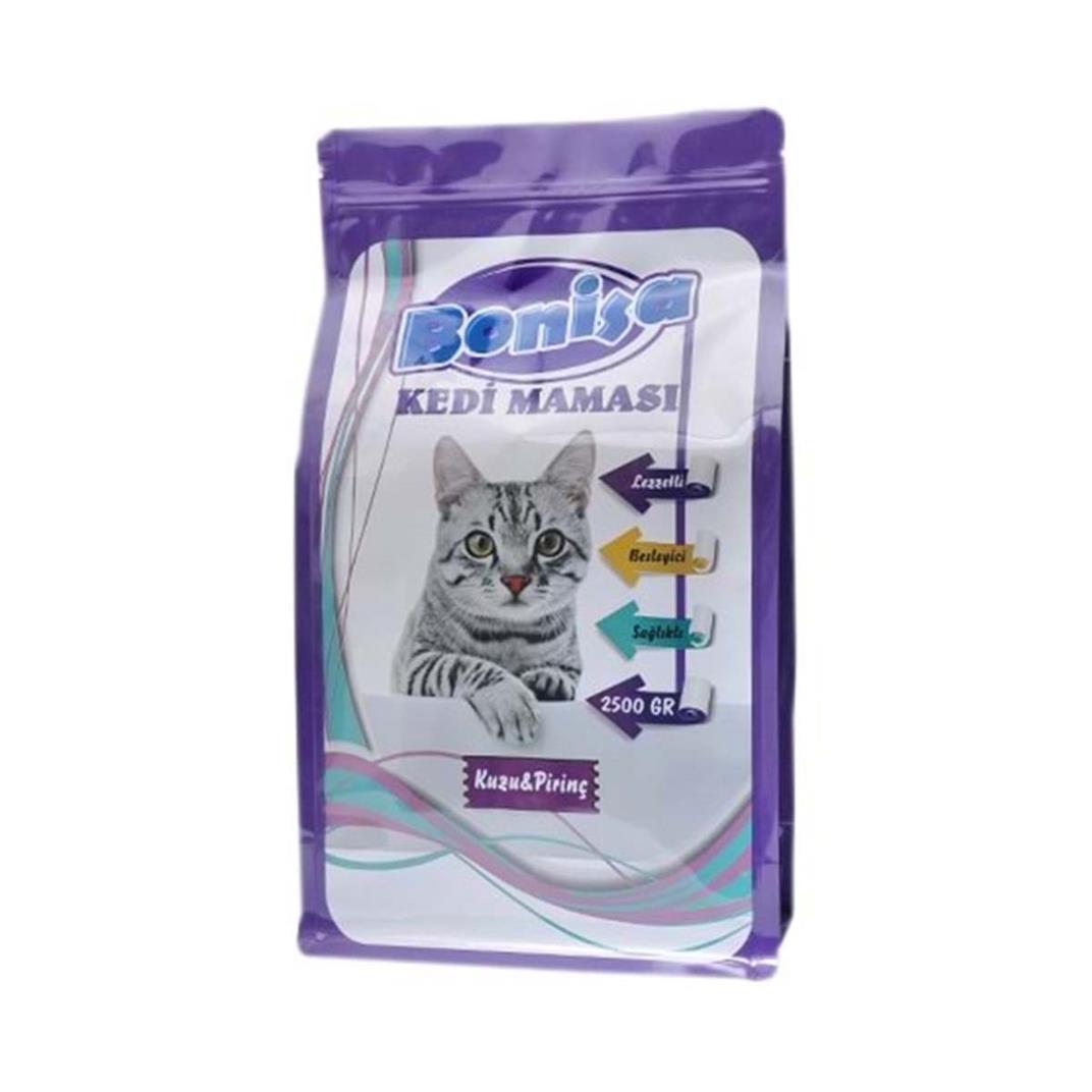 Bonisa Kuzu Pirinçli Kedi Maması 2.5 Kg5523059