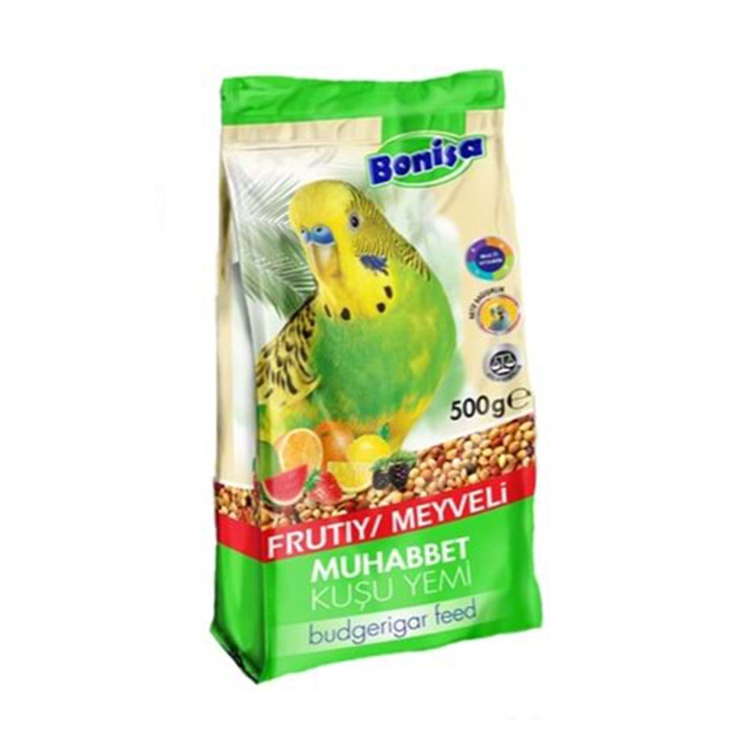 Bonisa Muhabbet Kuşu Yemi Meyveli Fırity 500 GrKuş Yemi