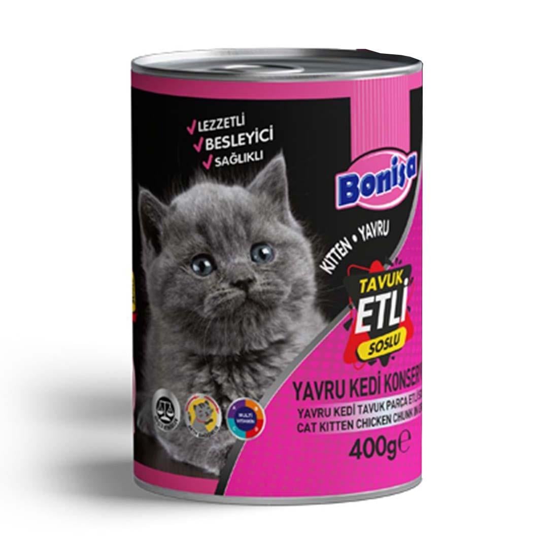 Bonisa Tavuk Etli Kedi Konservesi 400 gr55217055