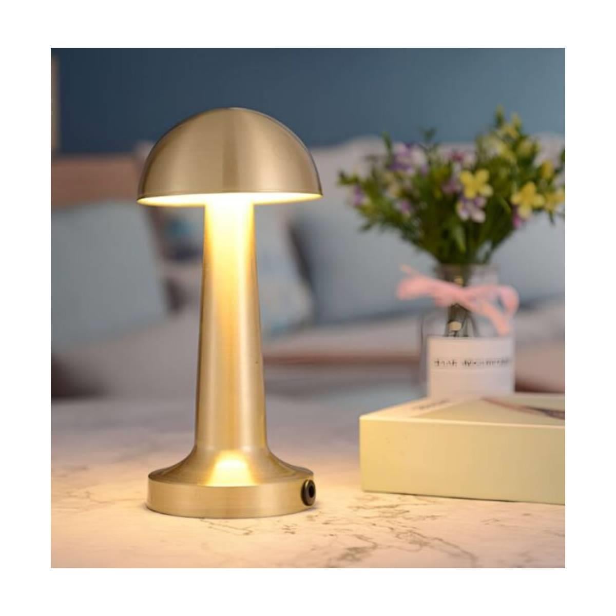 CATA LİZBON ŞARJLI MASA LAMBASI GOLD CT-84295598944