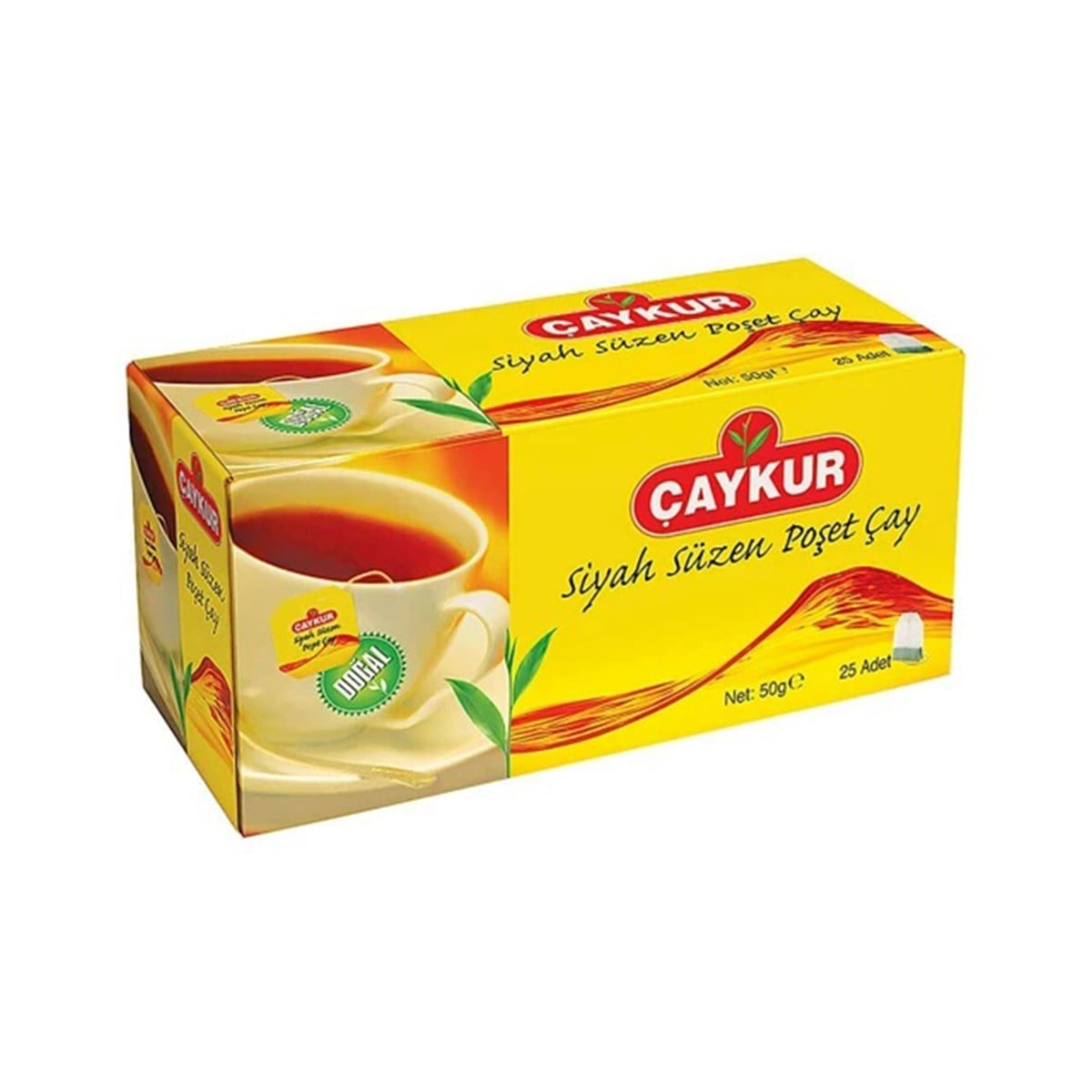 Çaykur Siyah Süzme Çay 50 gr 25 Adet