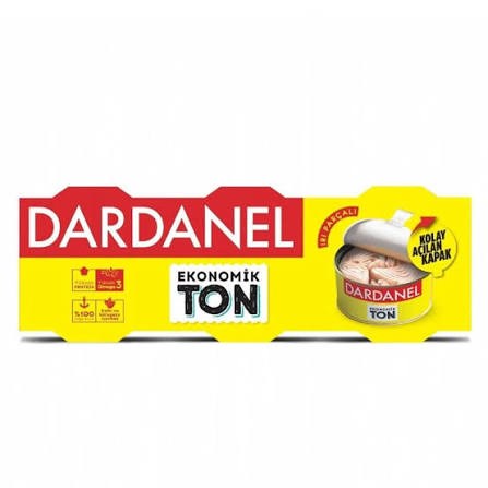 Dardanel Ton Baligi 3*140 Gr Ekonomik Ton557270