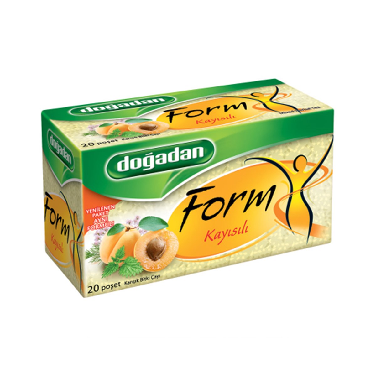 Doğadan Çay Form Kayısı 20 Li