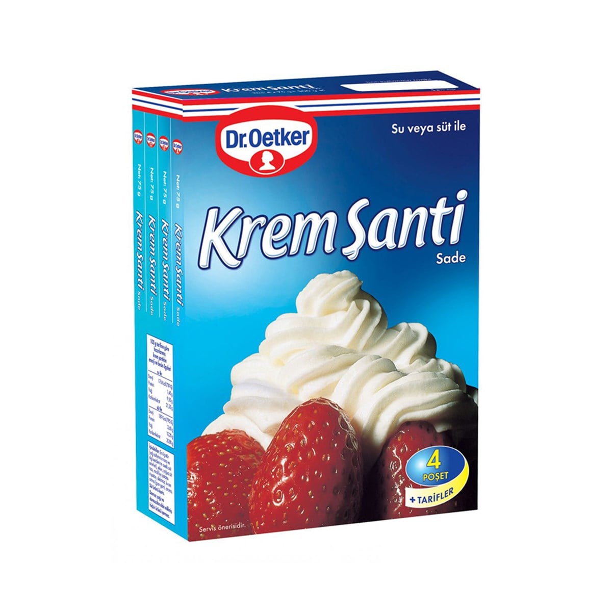 Dr.Oetker Krem Şanti Sade 300 gr