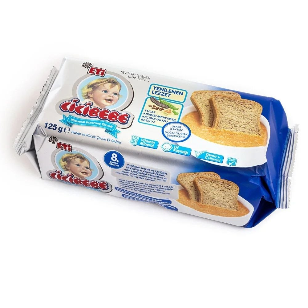 Eti Cici Bebe Şekersiz Ekmek 125 Gr5511969