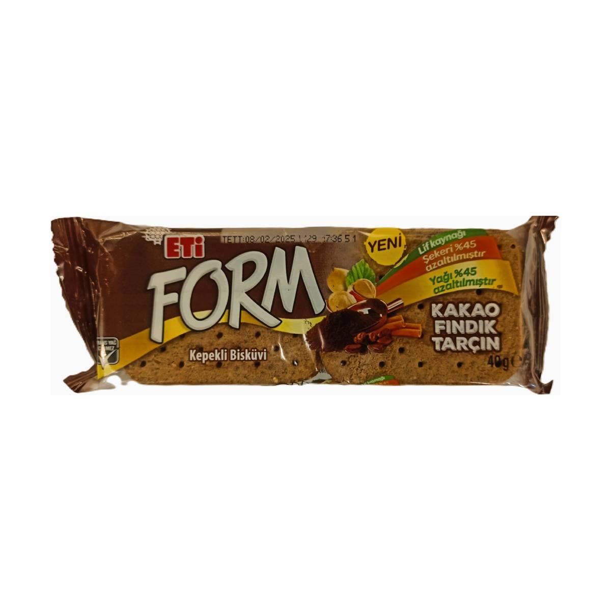 Eti Form Kakao Fındıklı Kepekli 40 Gr5509750