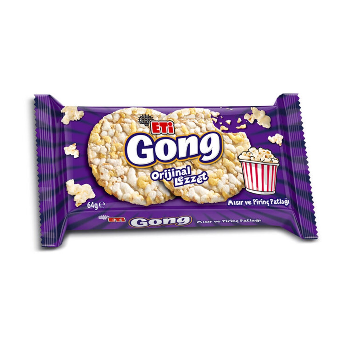 Eti Gong Mısır Pirinç Patlağı 64 gr