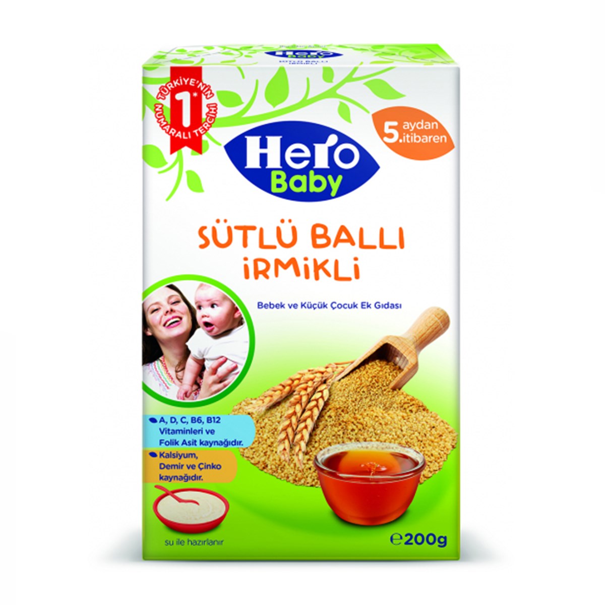 HERO BABY 200 GR SÜTL.BALL.İRMİK.