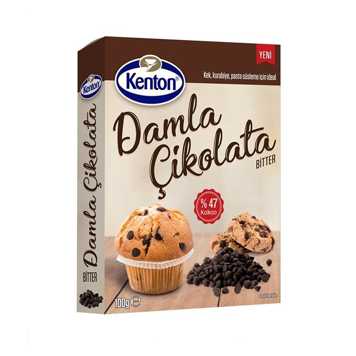 Kenton Bitter Damla Cikolata 100 gr