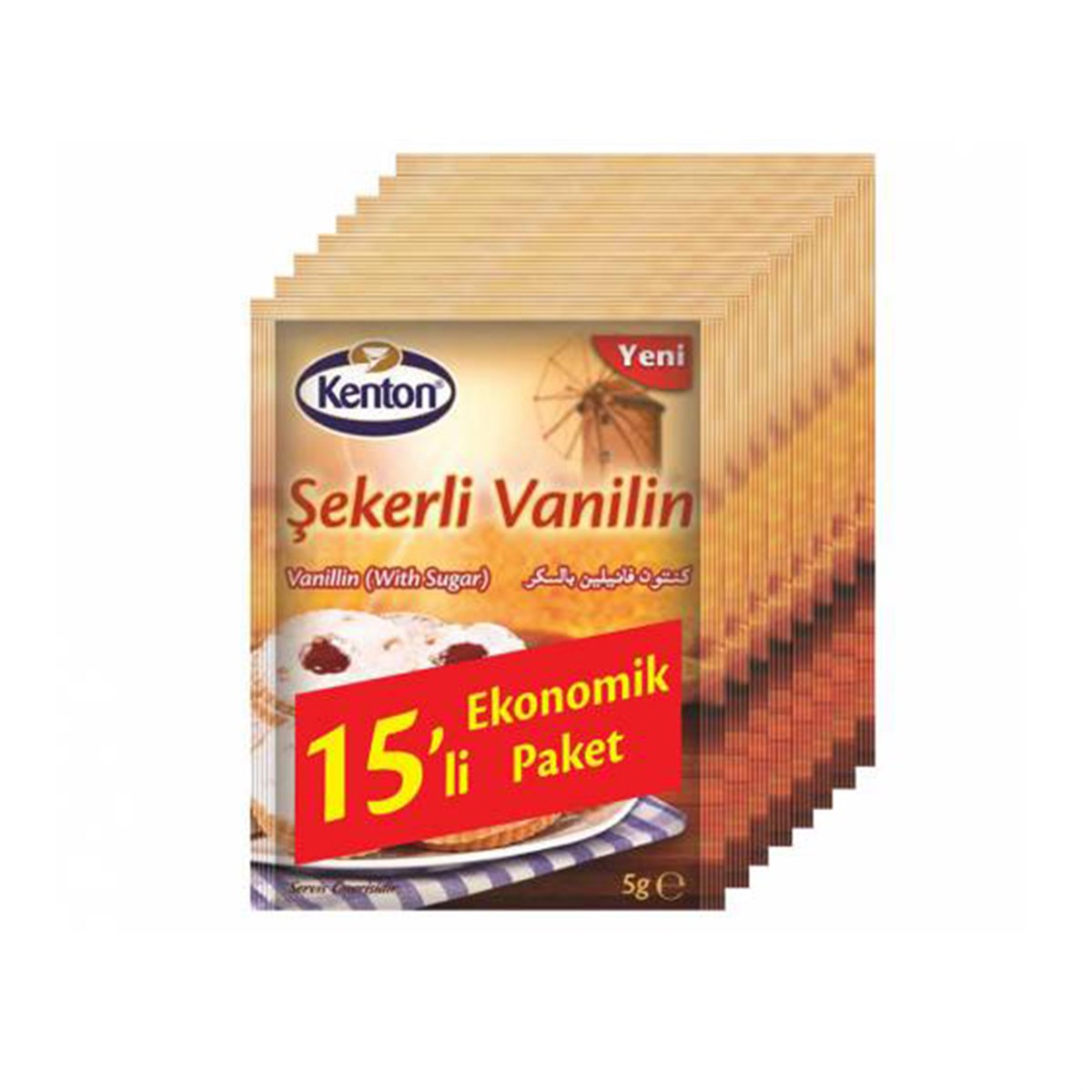 Kenton Şekerli Vanilin 15 Li