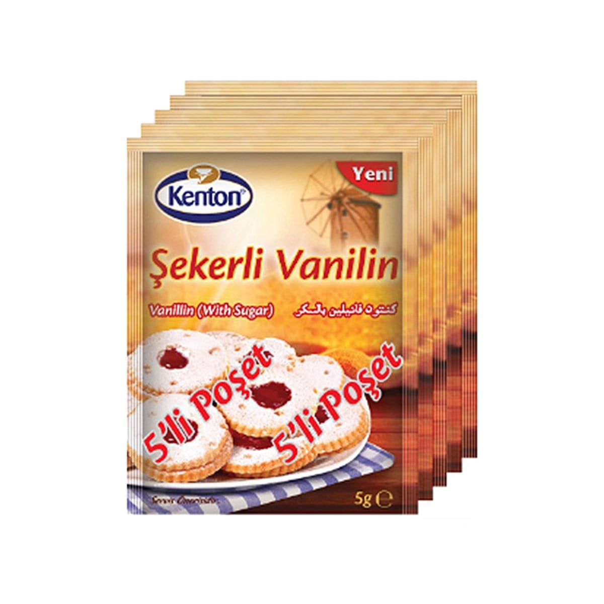 Kenton Şekerli Vanilin 5 Li 25 gr