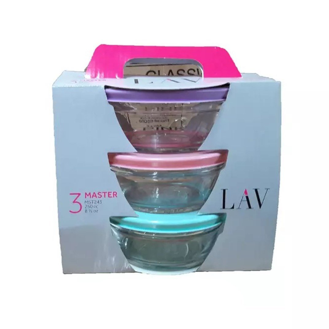 Lav Mester Saklama Kabı 3lü MST243Züccaciye