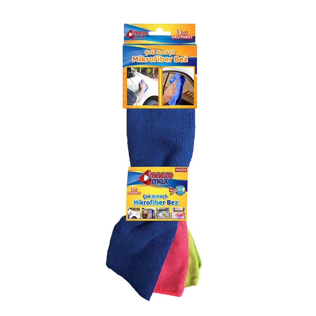 Macromax Temizlik Bezi Mikrofiber 3lü5523074