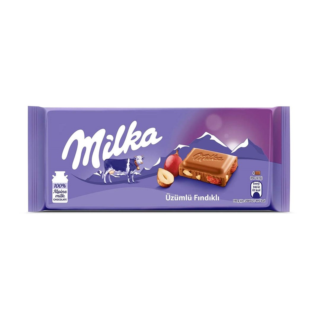 Milka Üzümlü Fındıklı Çikolata 80 Gr5509644