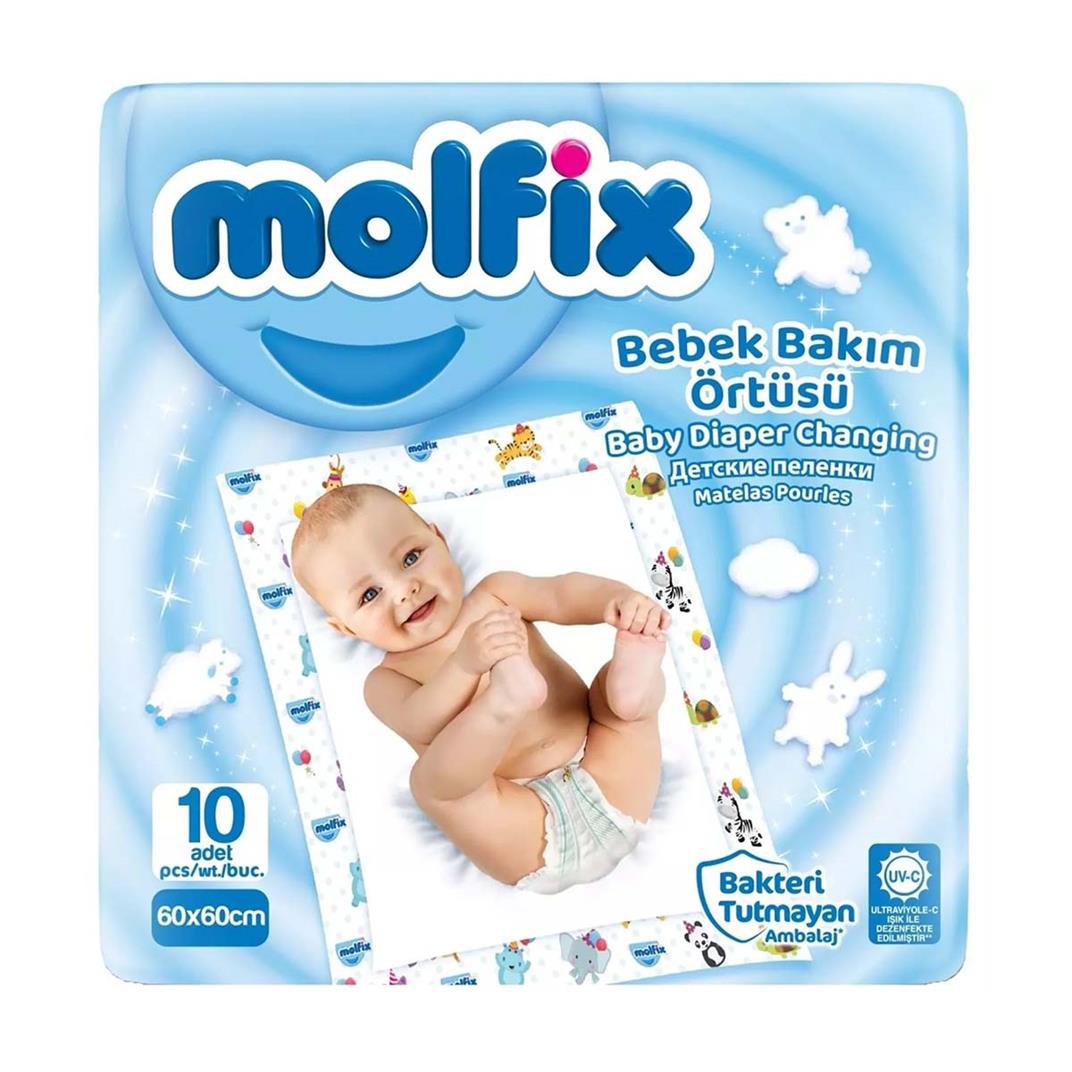 Molfix Bebek Bakım Örtüsü 60 x 60 cm 10 Lu5521715