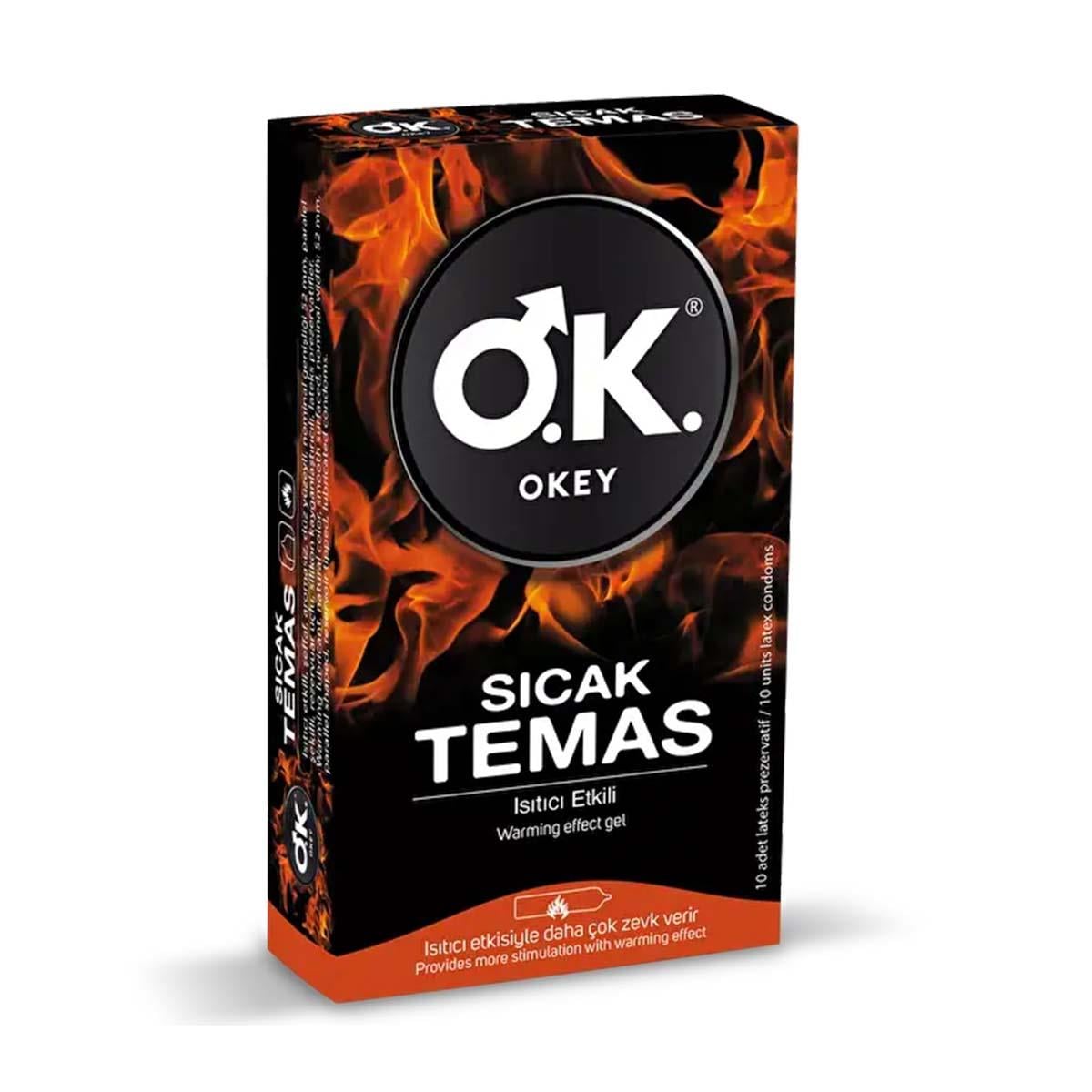 OKEY SICAK TEMAS PREZERVATİF 10 LU550038