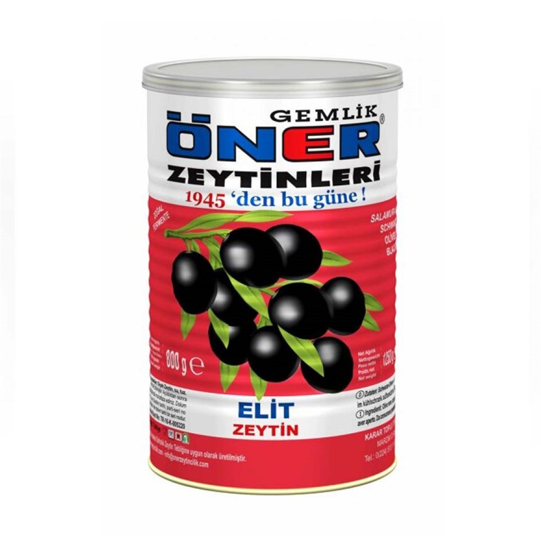 Öner Elit Zeytin Teneke 800 Gr5503376