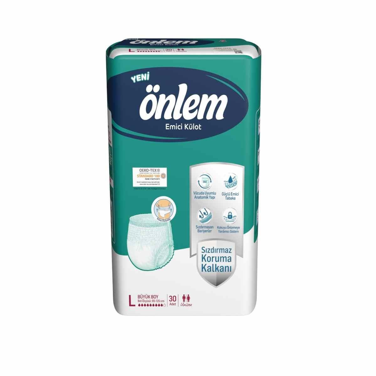 Önlem Hasta Bezi Emici Külotlu L 30lu5523546