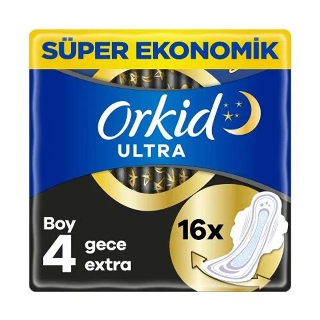 Orkid Ultra Extra Hijyenik Ped Gece Extra 16 lı5523010