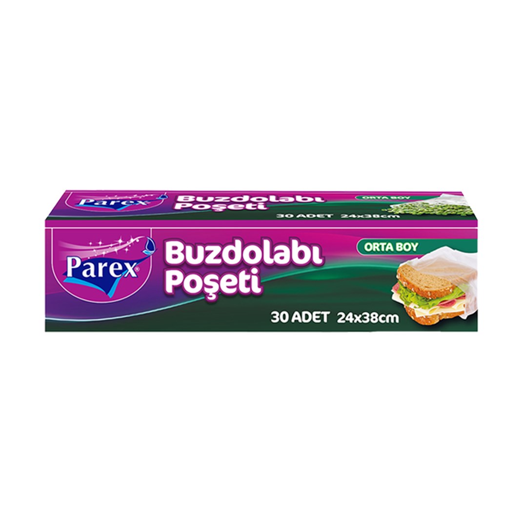 Parex Buzdolabı Poşeti Orta Boy 30 AdetMutfak Ürünleri