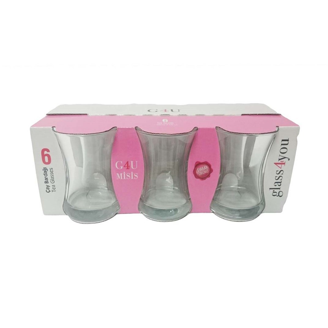 Paşabahçe Çay Bardağı Glass4You Misis 6Lı5525038