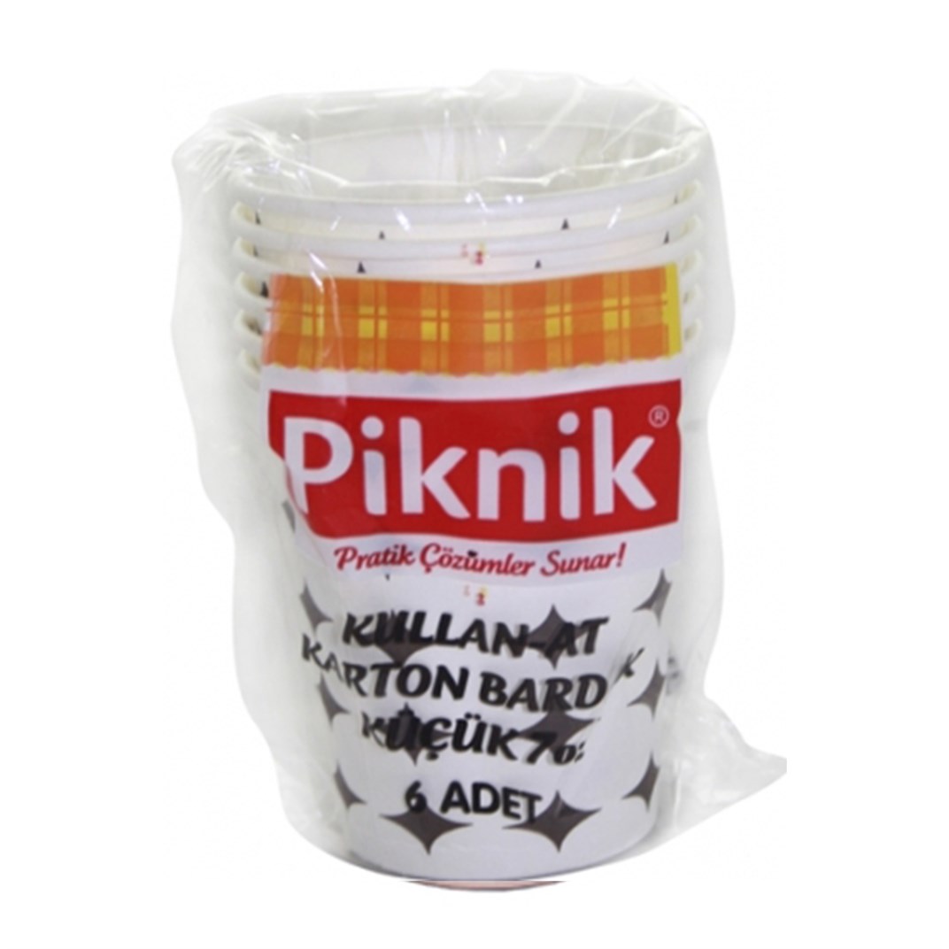 Piknik Karton Bardak 6 lıKategorisiz
