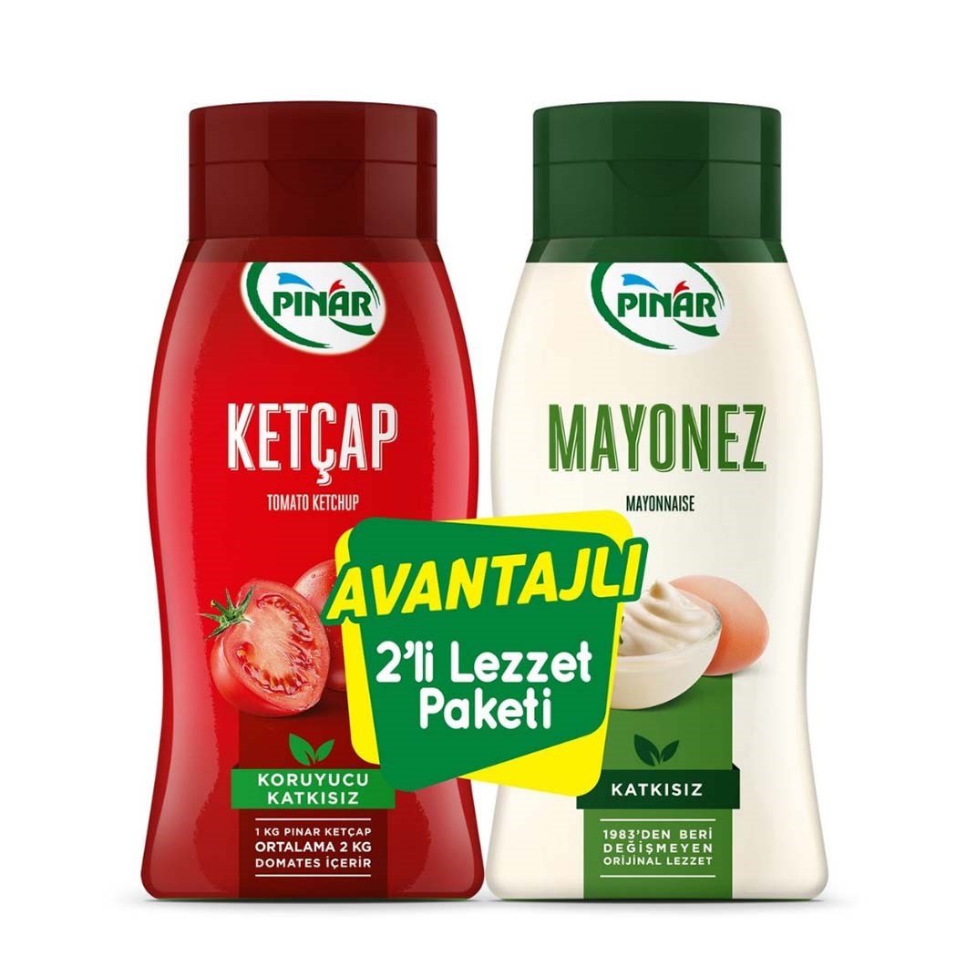 Pınar Ketçap 600 Gr + Mayonez 500 Gr5511422