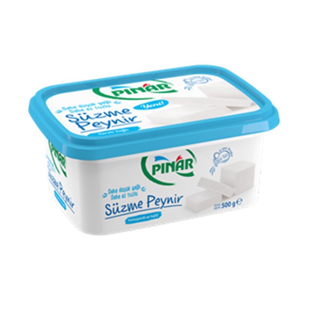 Pınar Süzme Peynir Az Yağlı Az Tuzlu 500 grPeynirler