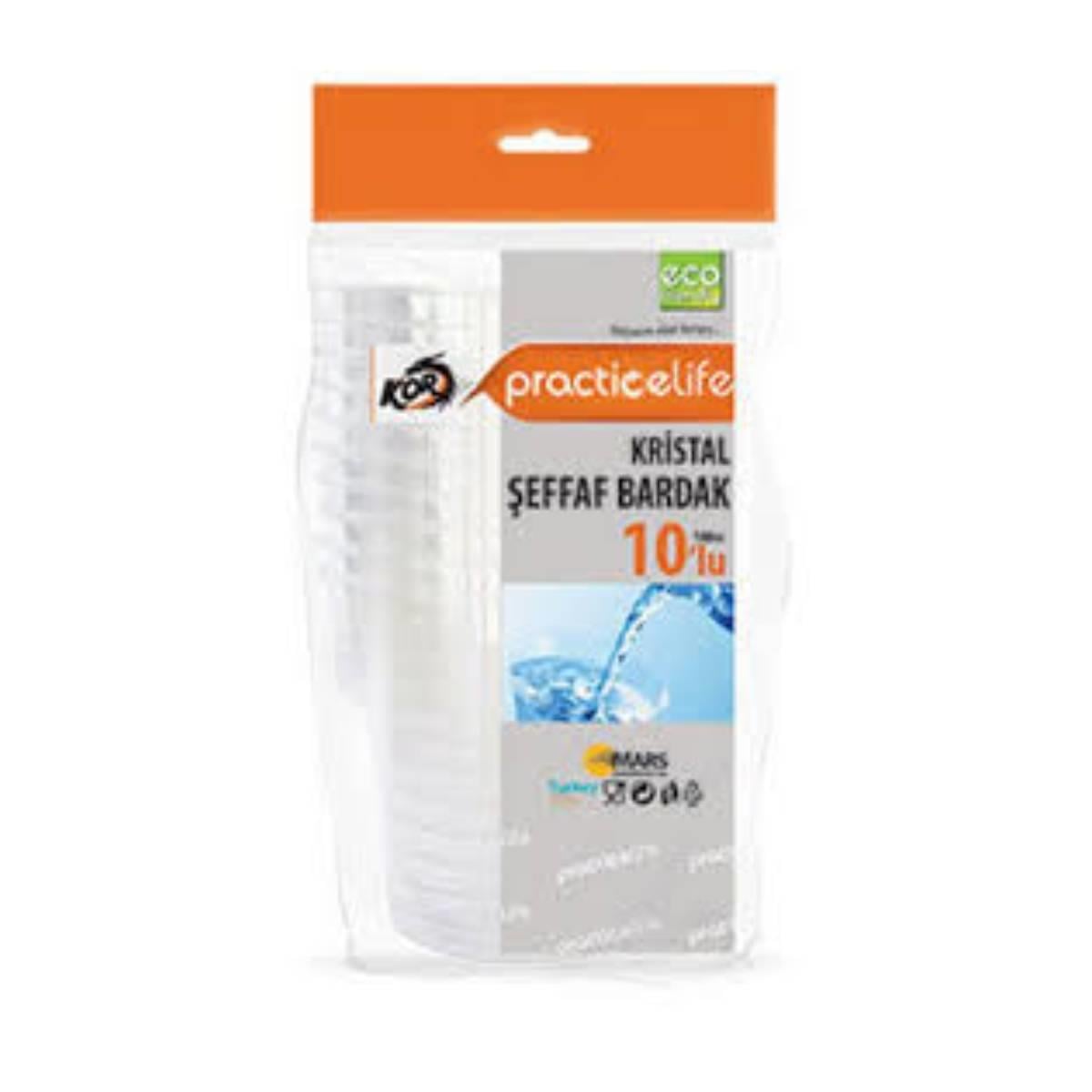 PRACTİCELİFE 18cm KRİSTAL  BARDAK 10lu5523205